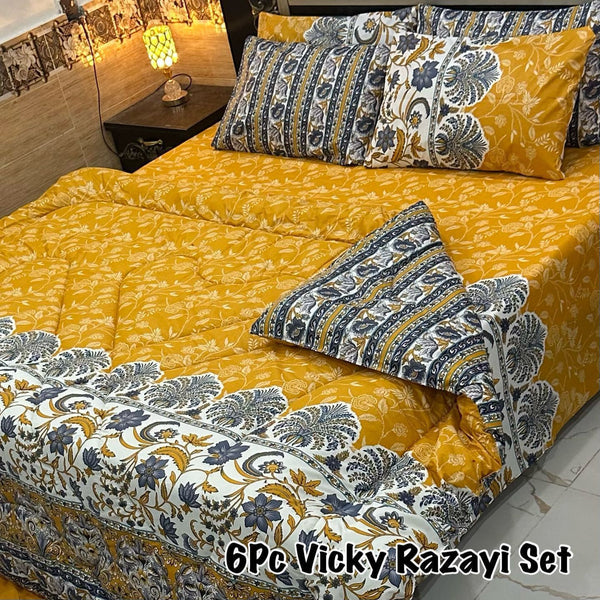6 PCs Vicky Razai Set - R7